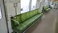 Bench seating in a Tojo Line 11030 series set in February 2012