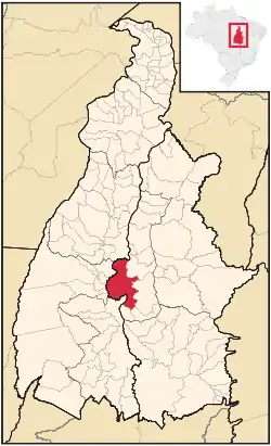 Location of Porto Nacional