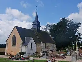 The church in Tocqueville