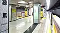 Toei Oedo Line underground platforms, December 2019