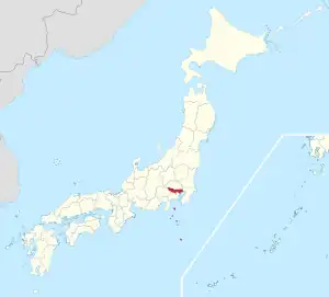 Location within Japan
