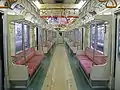 Interior of a Tokyo Metro 05 series (1st batch)