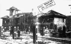 Ruins after the 1910 fire