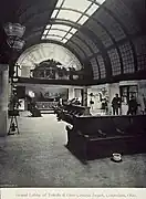 The passenger waiting room in 1896