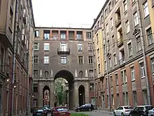 Another view of arches at Tolstoy House