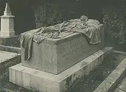 Tomb Effigy of Elizabeth Boott Duveneck, 1891. Cimitero degli Allori, Florence, Italy.