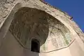 Muqarnas over the entrance to the tomb.