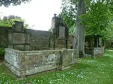 Crail Parish Churchyard Walls and Gravestones
