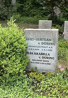 Tombstone of Karl-Bertram von Döring