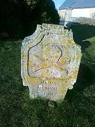 Tombstone in the old Fierville Church at Avenay
