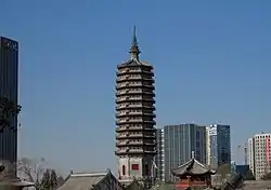 Tonngzhou Randeng Pagoda within the subdsitrict, 2017
