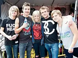 Tonight Alive at The Bamboozle festival 2011