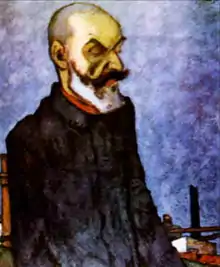 Omul unei lumi noi ("The Man of a New World"), a 1920 portrait of Gala Galaction by Nicolae Tonitza