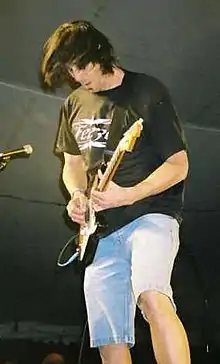 Palacios performing live at Cornerstone 2001