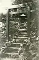 Japanese-style garden of Milton Tootle, Jr. in Mackinac Island, MI, c.1920 (built before 1910)