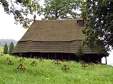 Wooden church of Saint Michael in Topoľa