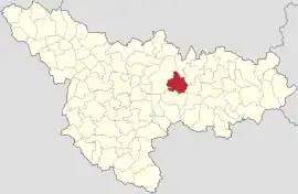 Location in Timiș County