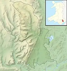 Dog Stone, Mynydd Varteg is located in Torfaen