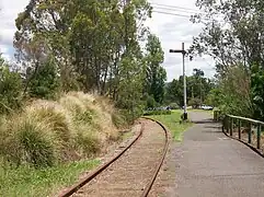 Looking towards Fassifern, with signal