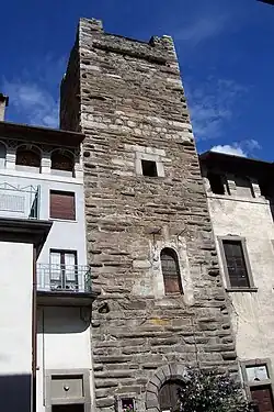 A tower house in Malonno.
