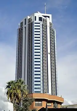 Torre Pontina, the tallest building in the city and the 11th tallest in Italy