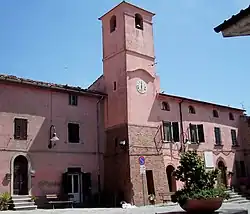 The clock tower of Montiano