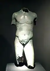 Second century BC Greek bronze torso from Colchis, Georgian National Museum