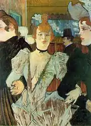 La Goulue arriving at the Moulin Rouge, 1892, oil on cardboard, Museum of Modern Art