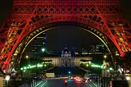 Arch supporting the Eiffel Tower, Paris (2015)