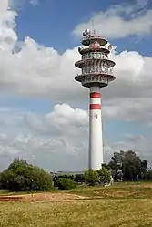 The radio tower in Le Mesnil-Esnard