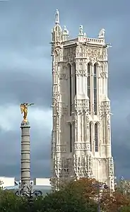 The Victory Column with the Saint-Jacques Tower