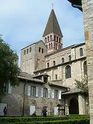 The abbey in Tournus