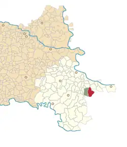 Location of Tovarnik