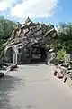 Tunnel through rock formation