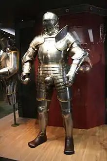 Armour worn by King Henry VIII