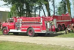 Town of Burnett fire trucks