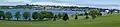 Town of Lunenburg, Nova Scotia looking across Lunenburg Harbour from the Bluenose Golf course