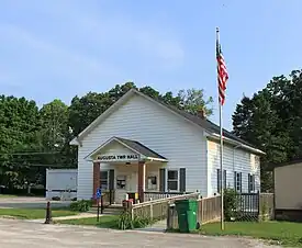 Township hall in the community of Whittaker
