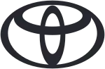 Toyota Motor Europe logo consisting of two perpendicular ovals inside a larger oval forming the shape of a ‘T’ for Toyota.