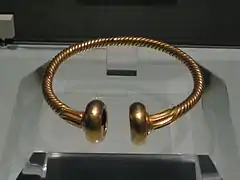 Gallic Gold Torque, Musée d'Aquitaine, Bordeaux
