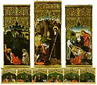 Santa Clara triptych, 16th Century, 297 x 342 cm