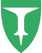 Coat of arms of Trøgstad(1979-2019)
