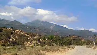 Santa Ana Mountains from O'Neill Park