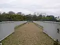 The restored viaduct trackbed