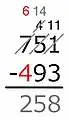 6 − 4 = 2