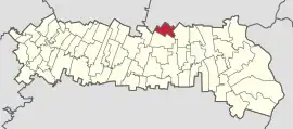 Location in Ialomița County