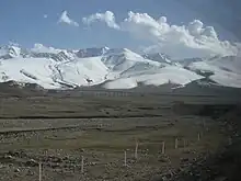 Hejing County section in winter