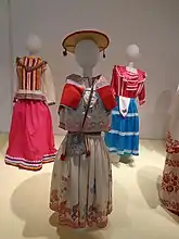 Mexican costumes on the map.