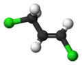 Ball-and-stick model of the trans isomer