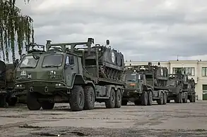 Lithuanian military aid package being sent to Ukraine, June 2022